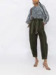 Image 2 of Ulla Johnson ruffle trim marble-print blouse
