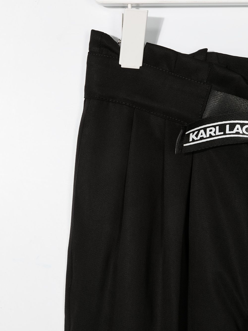 фото Karl lagerfeld kids брюки с завышенной талией и складками