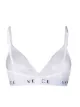 Image 2 of Versace logo-band soft triangle bra