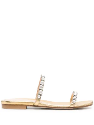 stuart weitzman studded sandals