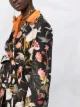 ETRO Water Lily print belted coat