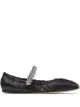 Image 1 of Jimmy Choo Gai crystal-embellished ballerina shoes