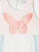 Stella McCartney Kids butterfly-embroidered dress