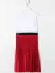 Image 2 of Givenchy Kids logo trim midi dress