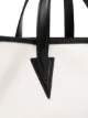 Versace two-tone logo-print tote bag