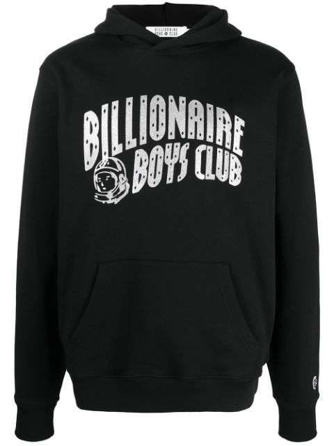 Billionaire Boys Club black logo-print cotton hoodie for men | BC010 at ...
