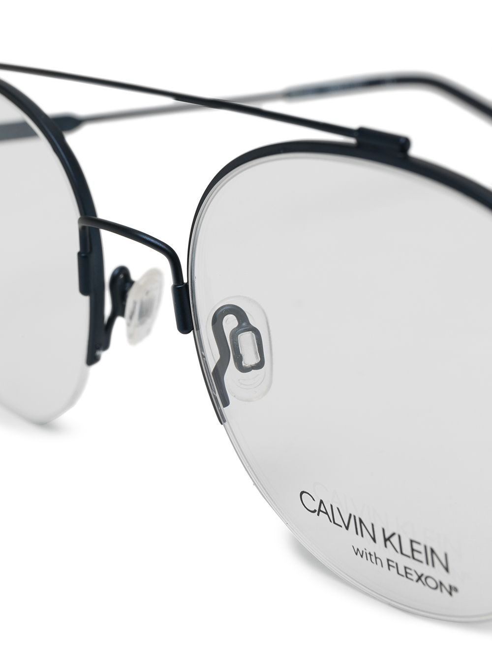 фото Calvin klein очки-авиаторы в круглой оправе