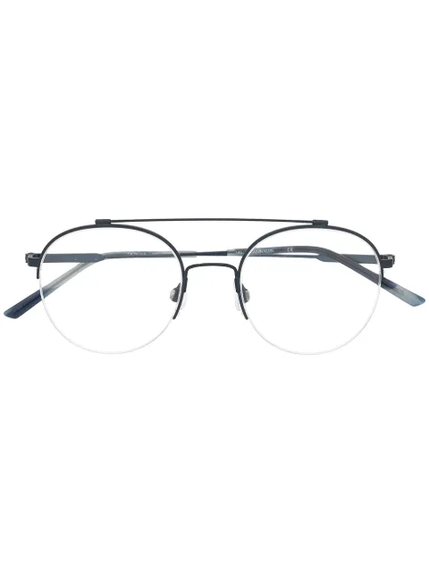 Calvin Klein pilot-frame glasses