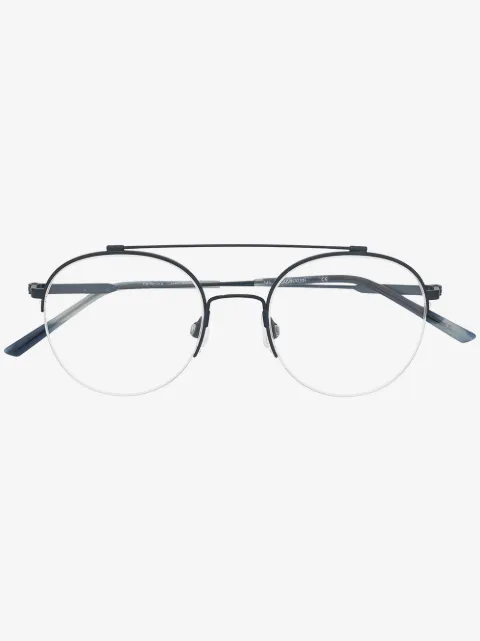 Calvin Klein pilot-frame glasses