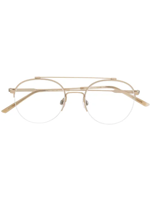 Calvin Klein pilot-frame gasses