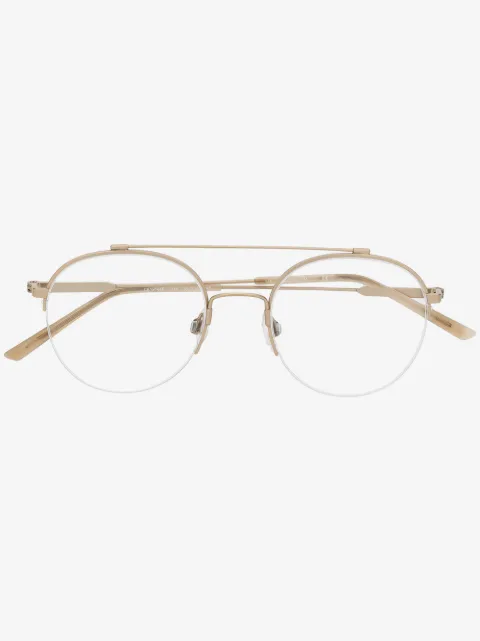 Calvin Klein pilot-frame gasses