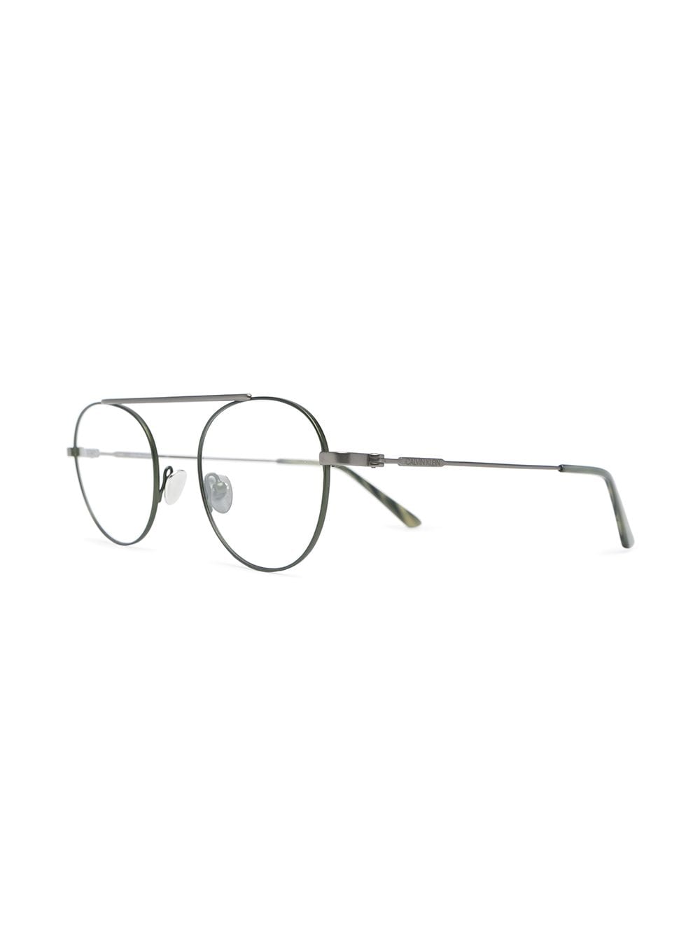 Calvin Klein CK19151 bril met rond montuur - Groen