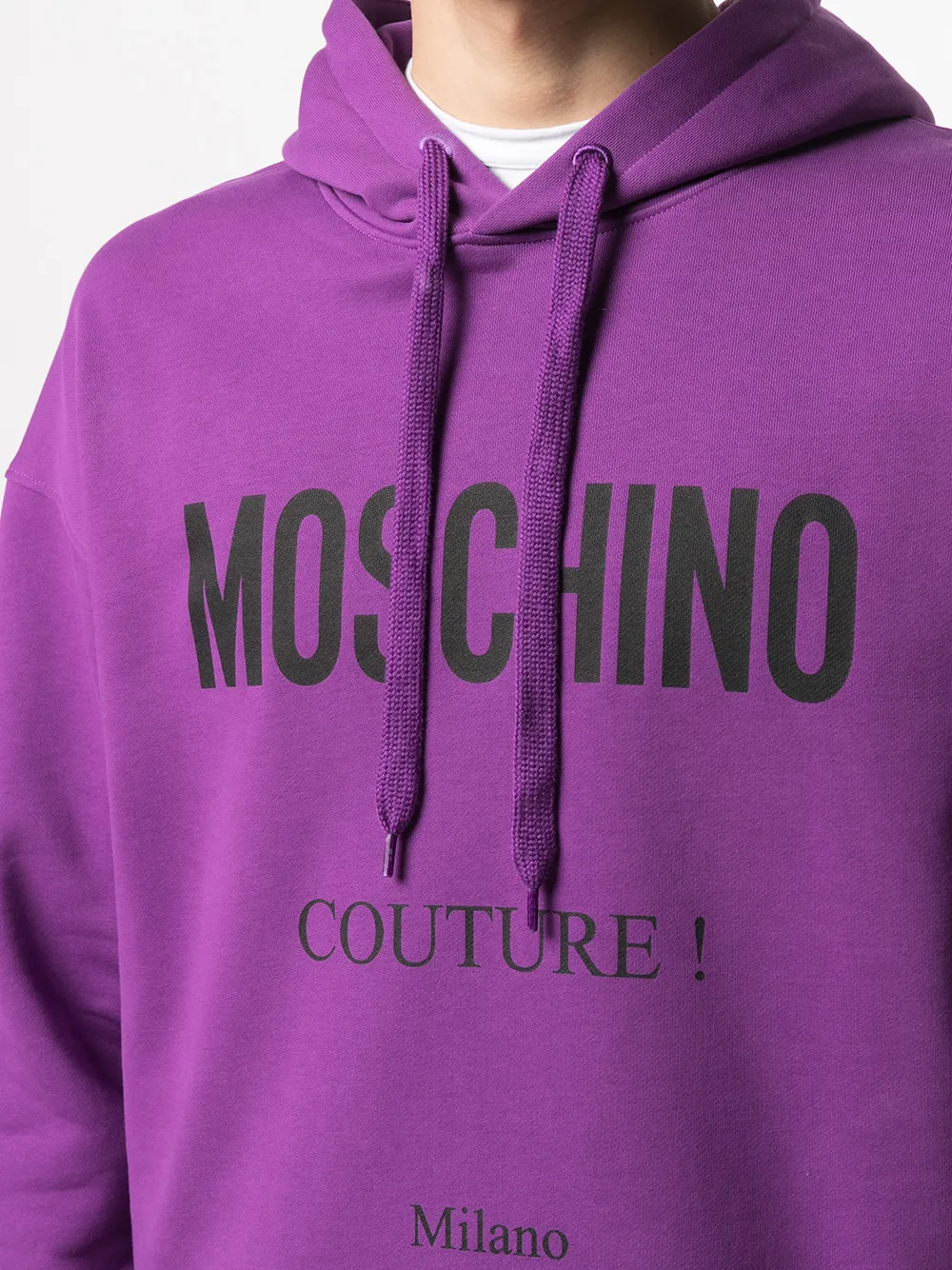 фото Moschino худи с принтом couture!