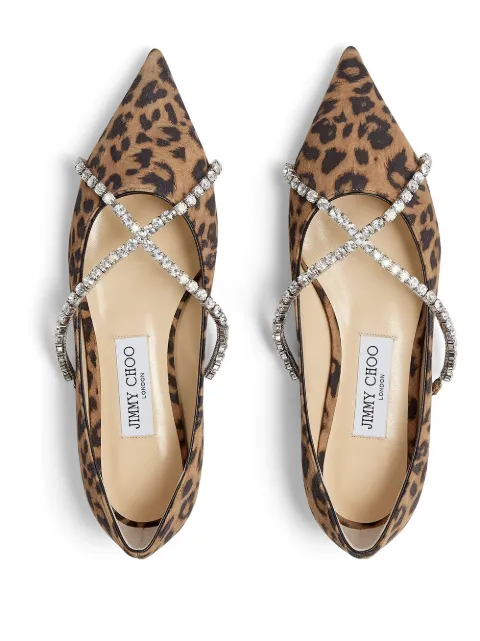 jimmy choo leopard flats