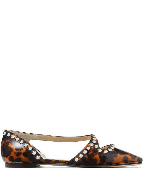 embellished ballerina flats
