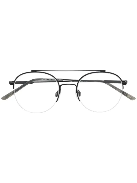 Calvin Klein CK19144 round-frame glasses
