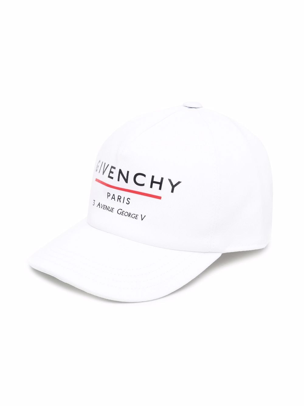 Givenchy Logo-print Cap In Weiss