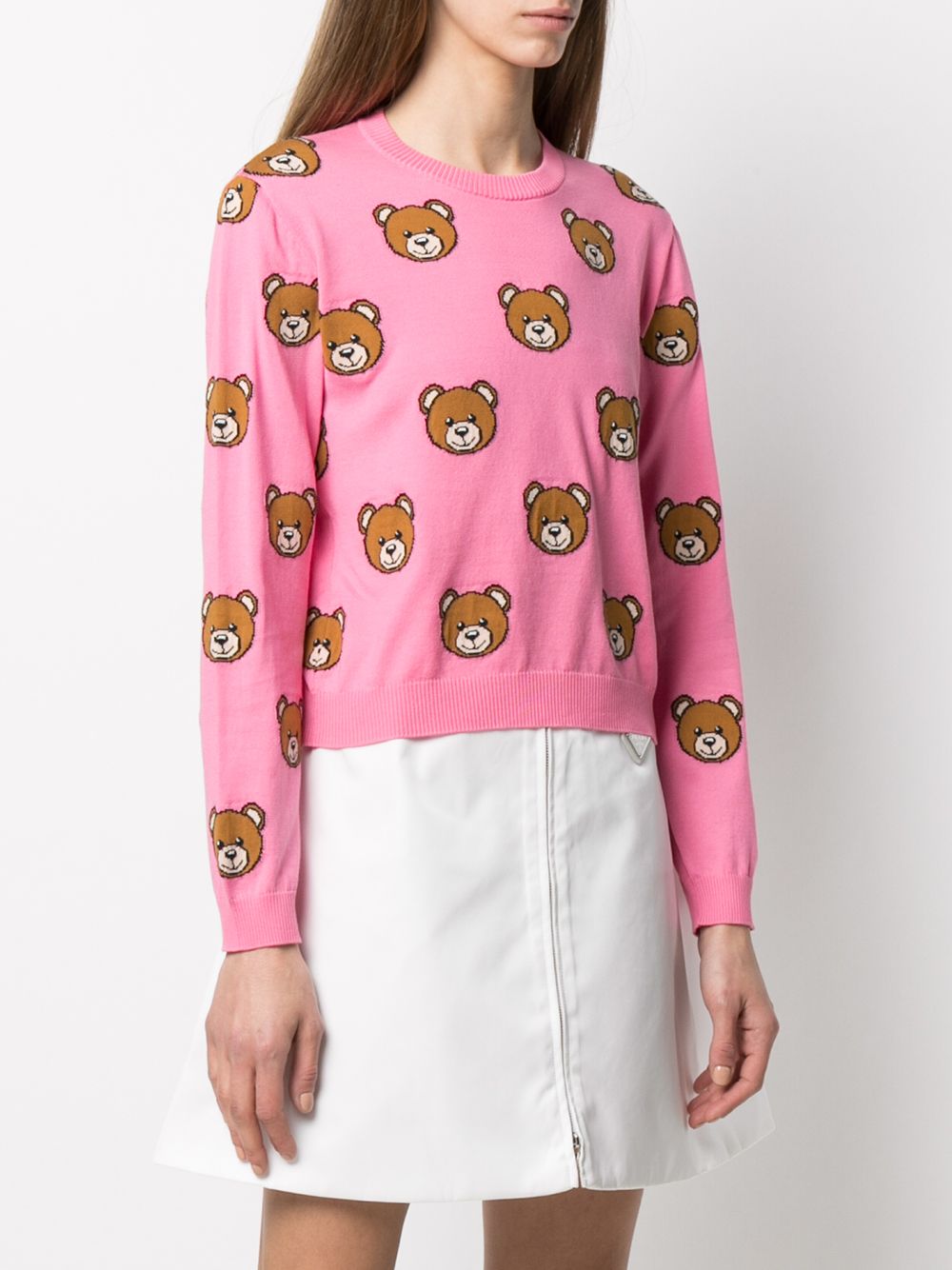 фото Moschino джемпер teddy bear вязки интарсия