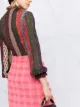 Etro checked A-line skirt