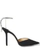 Image 1 of Jimmy Choo crystal-embellished 100mm pumps