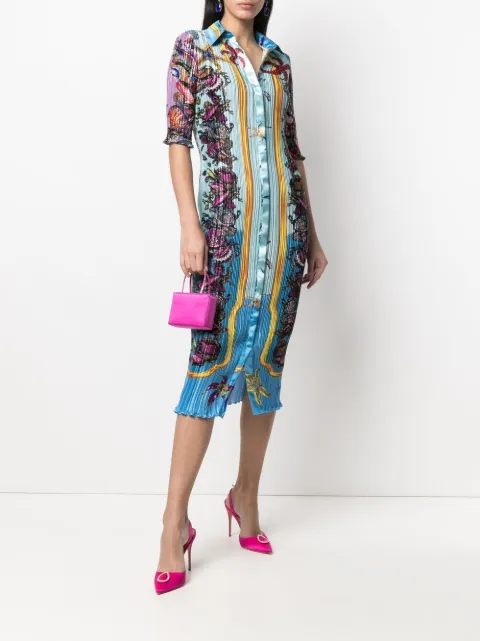 Versace starfish-print Shirt Dress - Farfetch