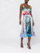 Image 2 of Versace pleated midi skirt