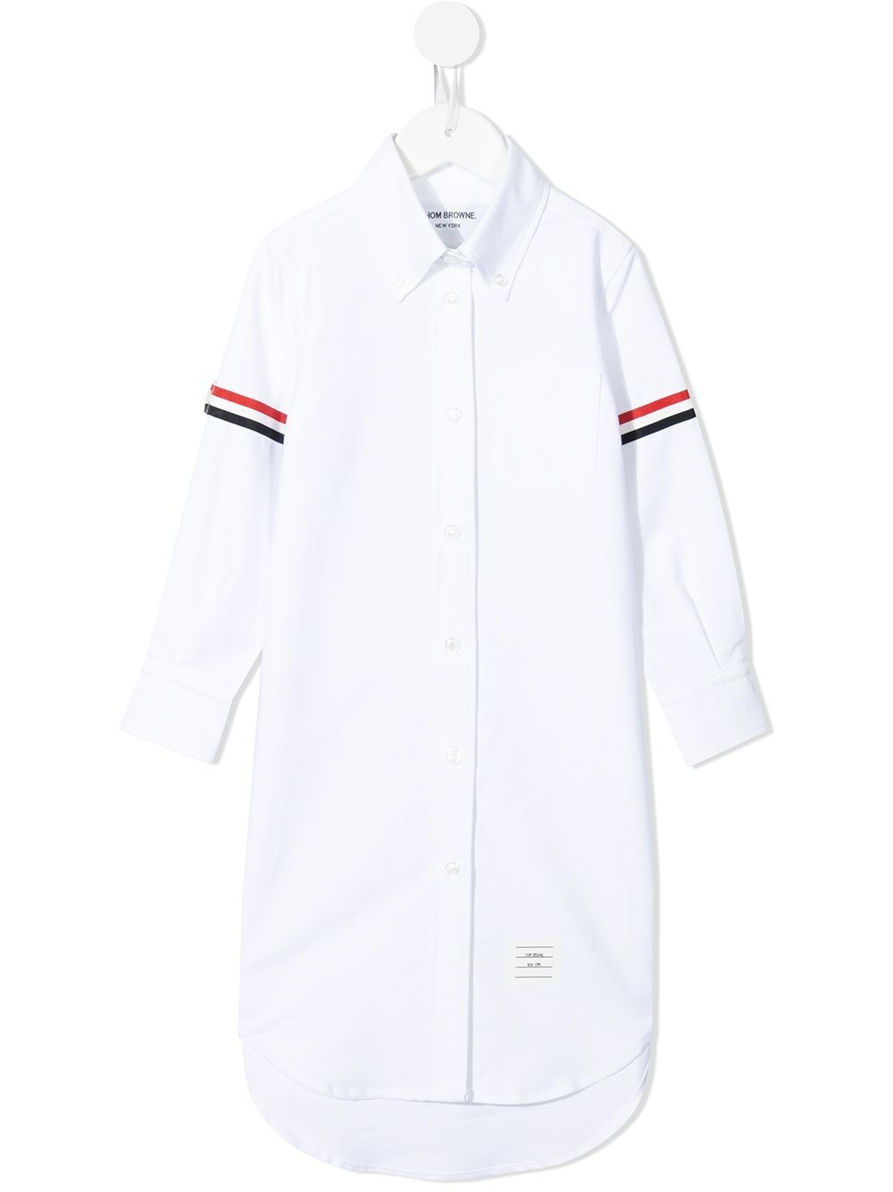 фото Thom browne kids платье-рубашка oxford