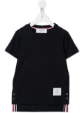 Thom Browne Kids jersey short sleeve T-shirt - Blue