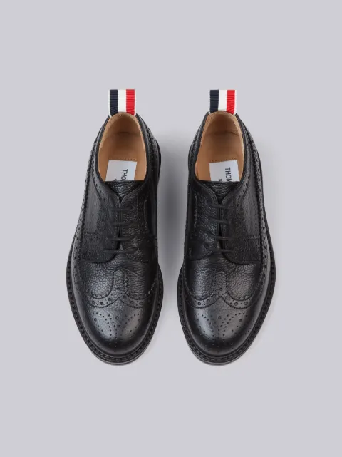 Black Pebbled Calfskin Classic Longwing 