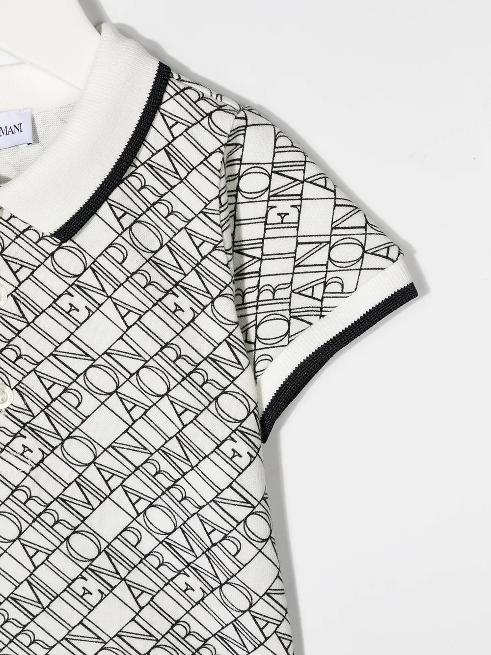 фото Emporio armani kids рубашка поло с логотипом