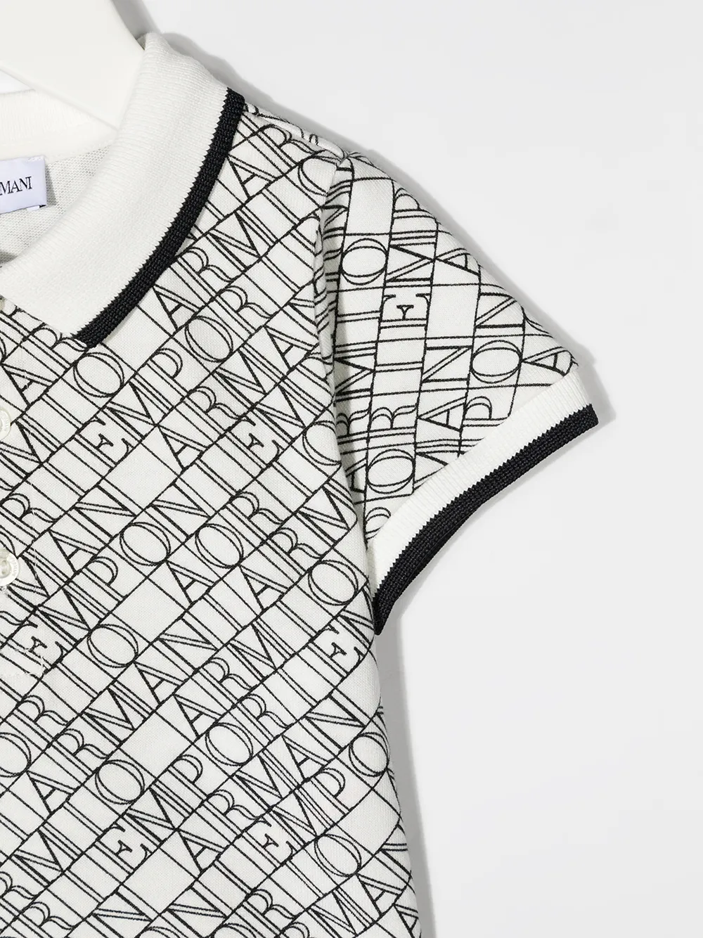 фото Emporio armani kids рубашка поло с логотипом