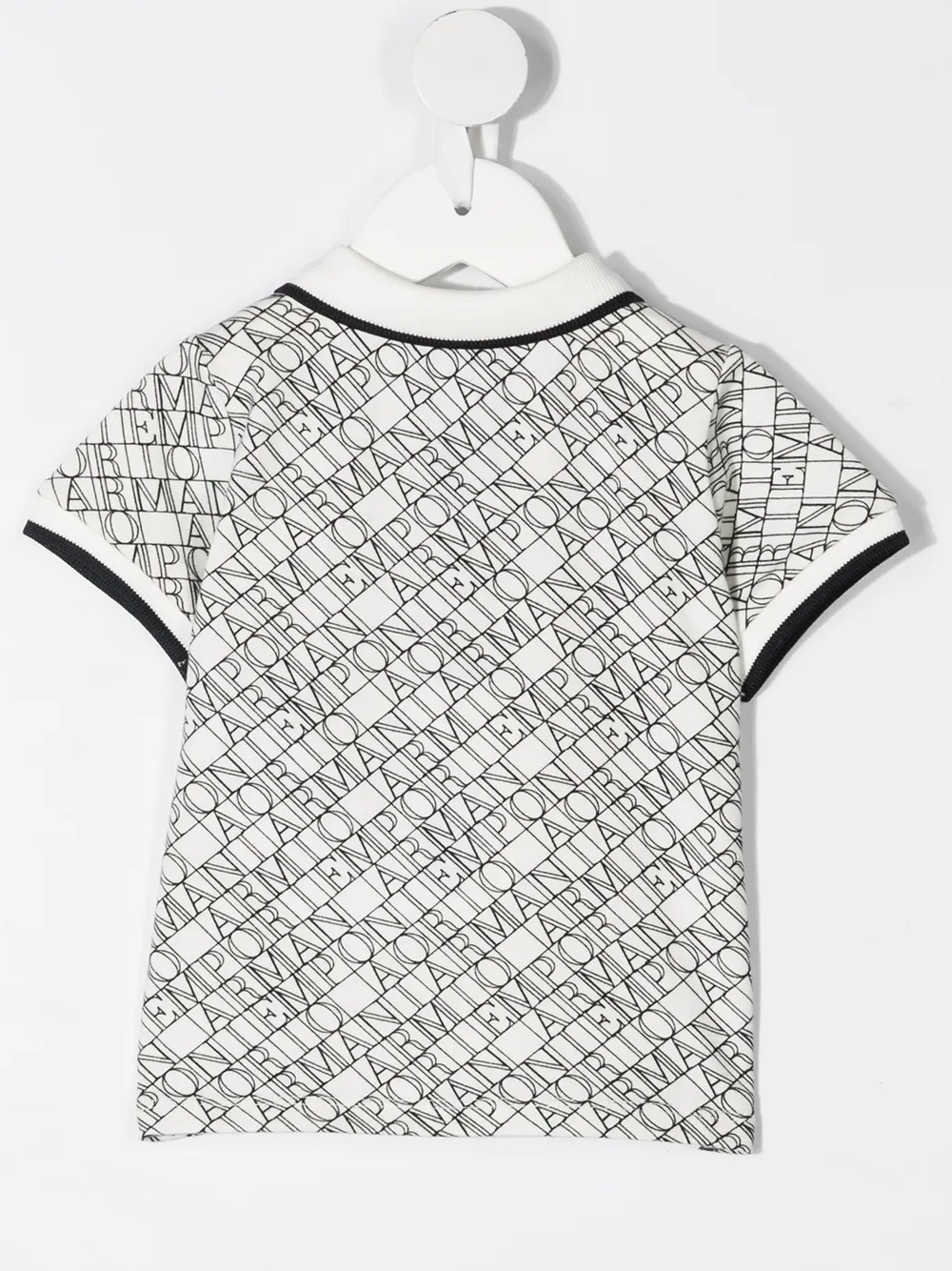 фото Emporio armani kids рубашка поло с логотипом