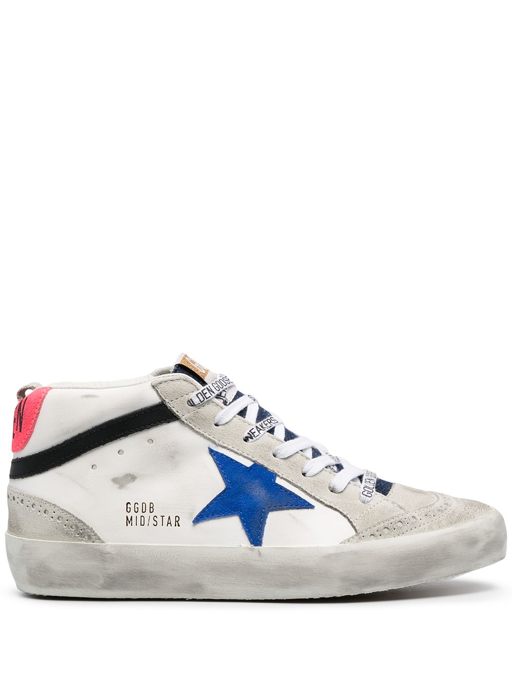 фото Golden goose высокие кеды midstar