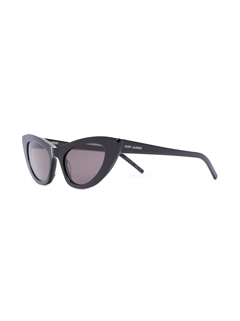 Shop Saint Laurent New Wave Sl Lily Cat-eye Frame Sunglasses In Schwarz