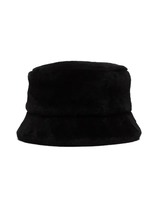 Prada shearling bucket hat - FARFETCH