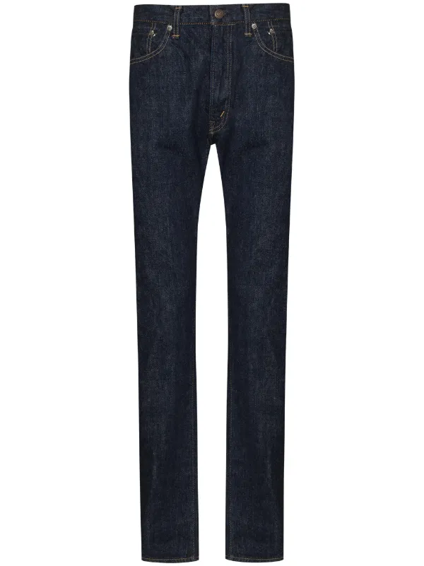 Shop Orslow Ivy slim-fit jeans with 