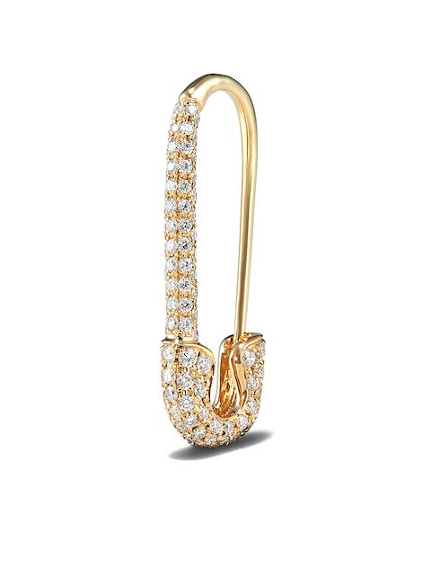 Anita Ko 18kt Gelbgoldohrring im Sicherheitsnadel-Design