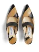 Jimmy Choo stripe 70mm slip-on pumps