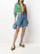 Image 2 of Versace vertical-stripe cropped shirt