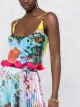 Versace Geplooide top