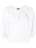 STAUD Dill button-up shirt - White
