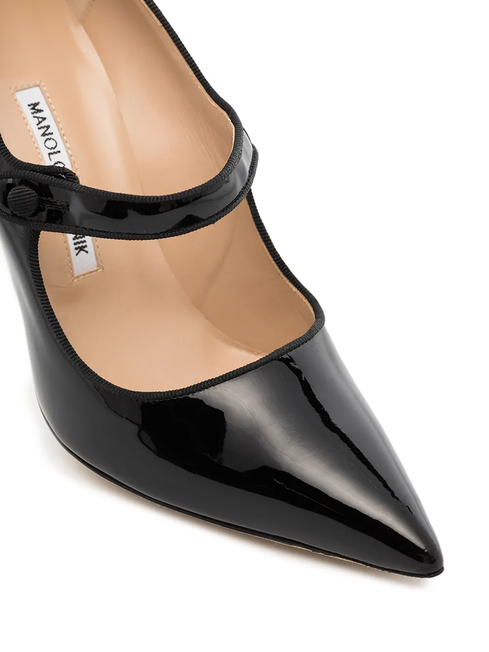 Manolo Blahnik Escarpins Campari 105 Mm a Bout Pointu Noir FARFETCH FR