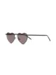 Image 2 of Saint Laurent Eyewear Loulou heart-shape frame sunglasses