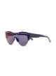 Balenciaga Eyewear Ski Cat cat-eye frame sunglasses