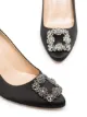 Manolo Blahnik Hangisi 70mm crystal-buckle pumps
