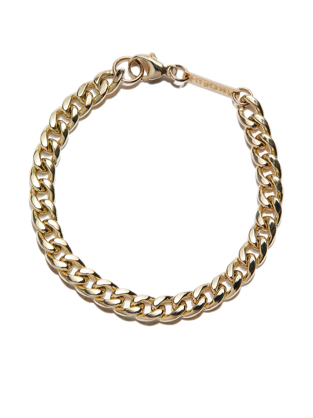 

Zoë Chicco pulsera de cadena barbada en oro amarillo de 14kt - Dorado
