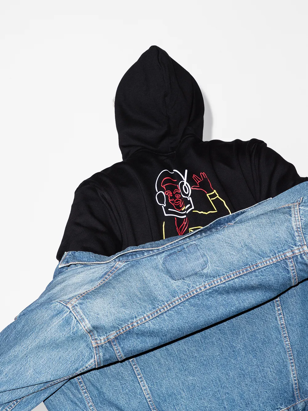 фото Billionaire boys club худи с принтом space cowboy