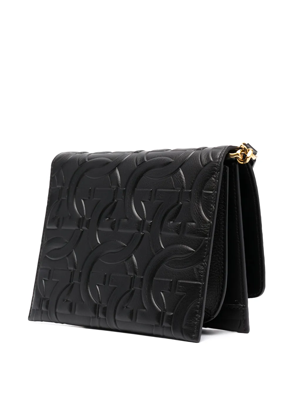 фото Salvatore ferragamo сумка через плечо с декором gancini