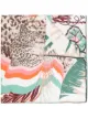 Image 1 of Salvatore Ferragamo Rainbow-print silk scarf