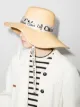 Image 2 of Chloé logo-tape straw hat